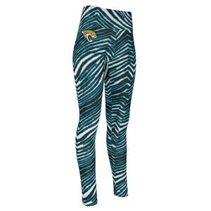 Zubaz NFL Apparel Jacksonville Jaguars Women's Large Zebra Print Legging NWT